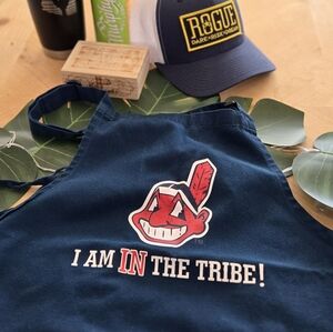 Cooking/Grilling Apron, Blue | Cleveland Indians